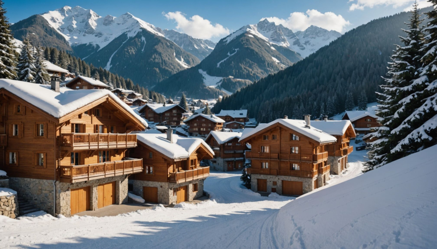 Ski chalets in châtel: access to lifts, snow reliability and rental potential